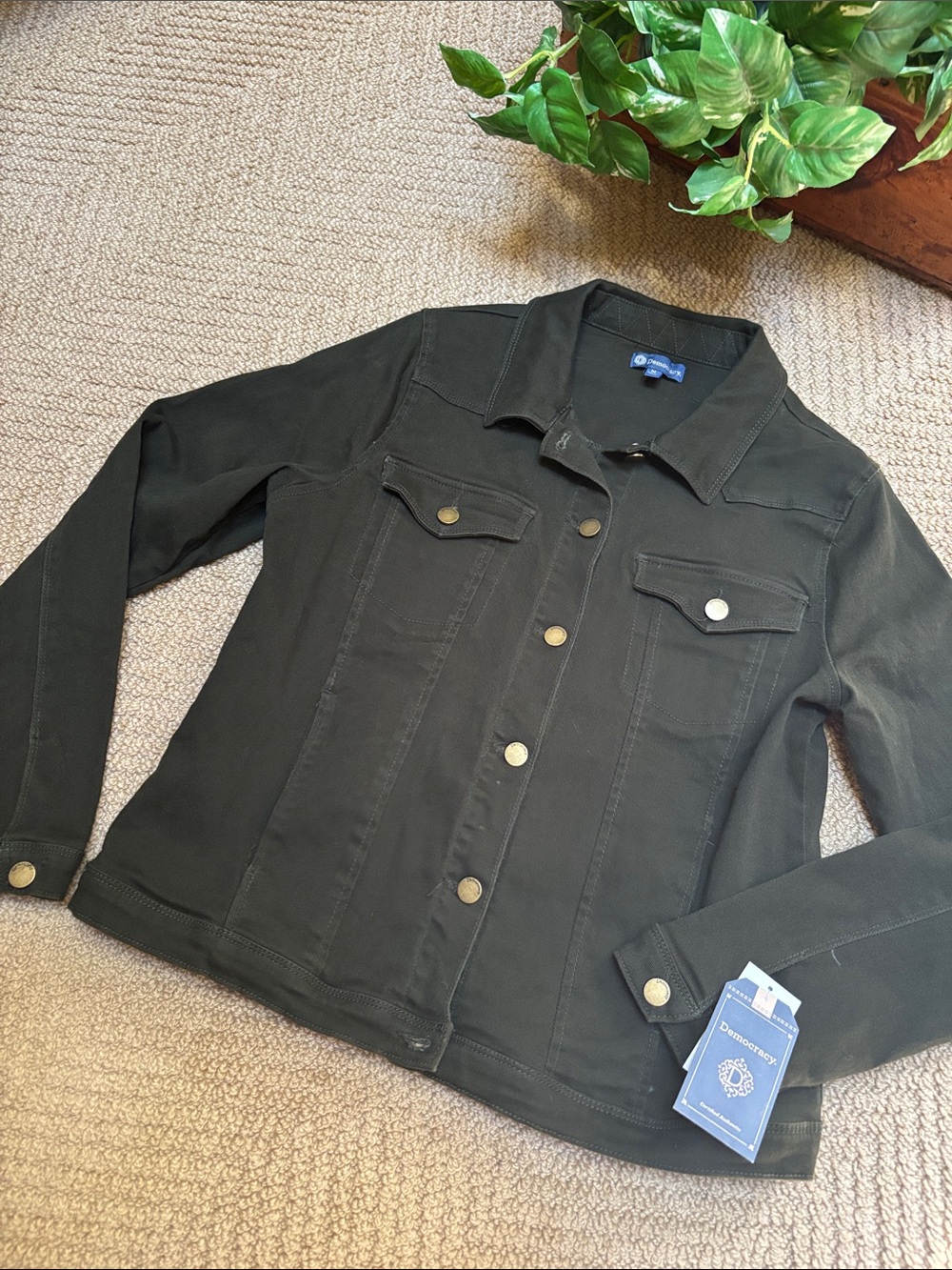 Democracy Olive green Jeans jacket